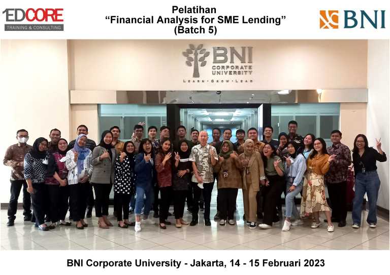 Foto BNI - Financial Analysis for SME Lending (2023.02.14-15) Batch 5