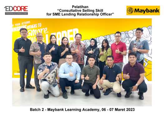 Foto Maybank - Consultative Selling Skill for SME RO (2023.03.6-7) Batch 2