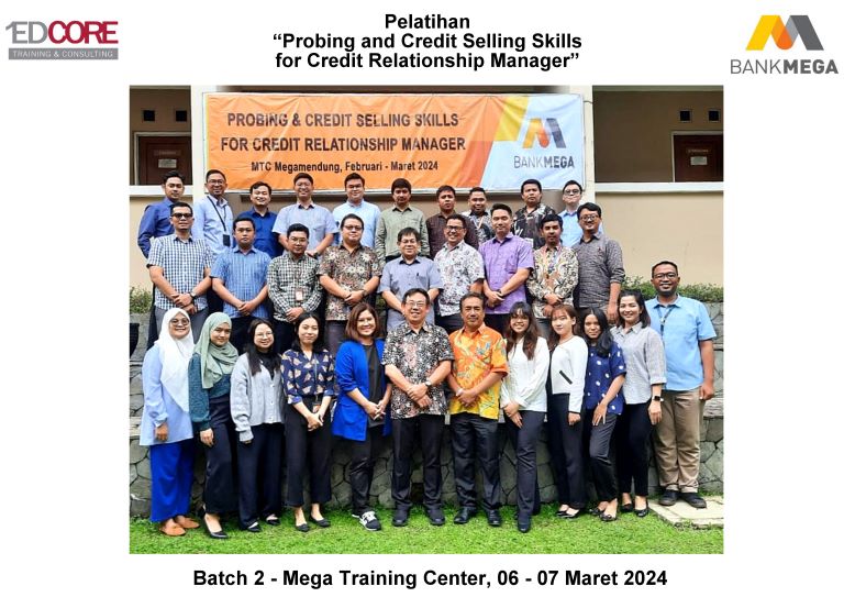 Foto Mega - Probing & Credit Selling Skills for CRM (2024.03.6-7) Batch 2