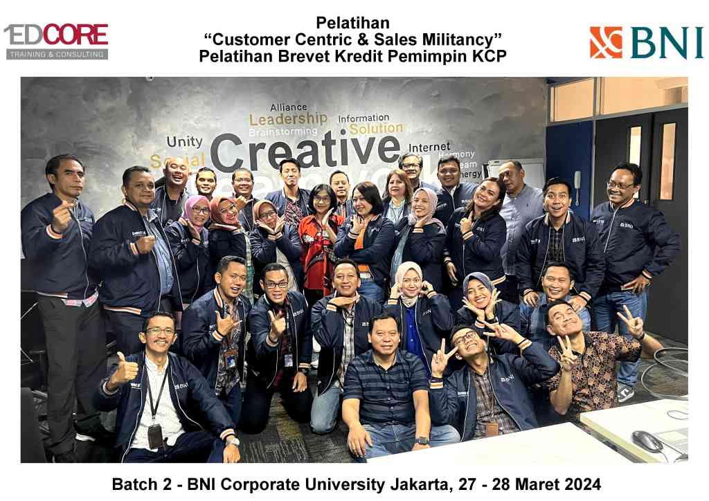Foto BNI - Customer Centric & Sales Militancy for Pemimpin KCP (2024.03.27-28) Batch 2 (2)