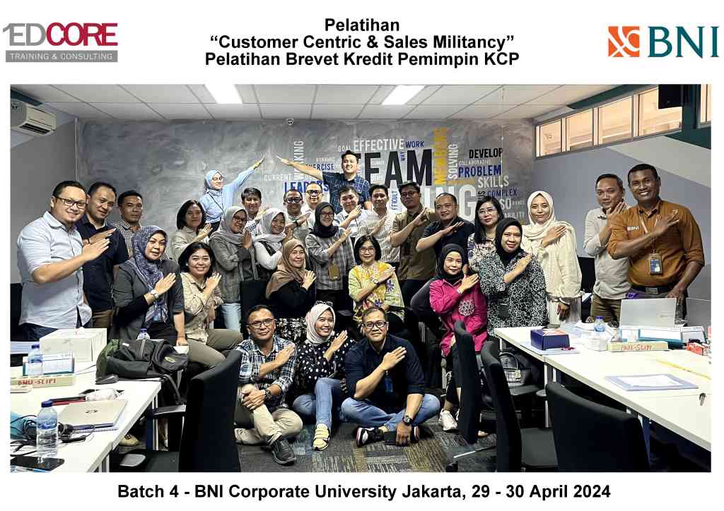 Foto BNI - Customer Centric & Sales Militancy for Pemimpin KCP (2024.04.29-30) Batch 4 (2)